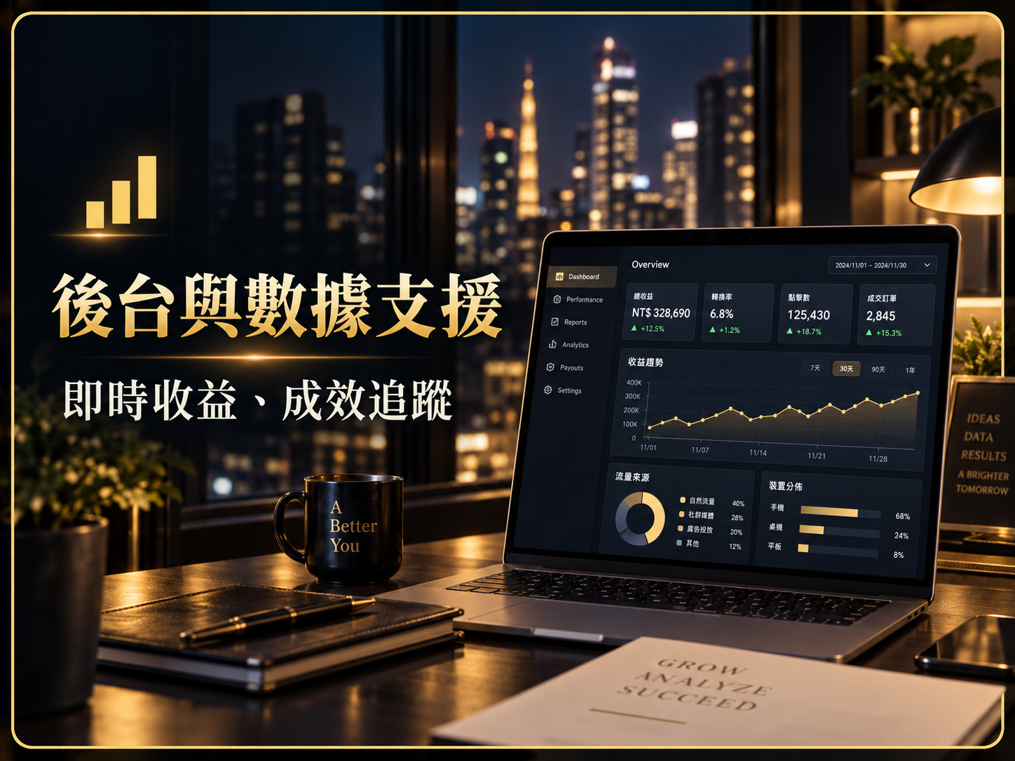 後台與數據支援